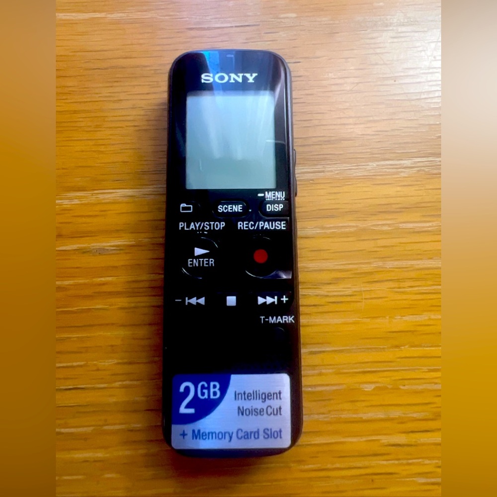 Sony ICD PX312 Digital Flash Voice Recorder 2GB With Expandable Memory Micro SD